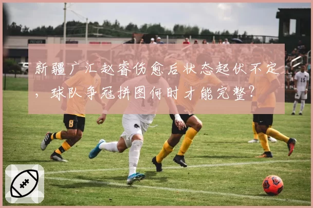 新疆广汇赵睿伤愈后状态起伏不定,球队争冠拼图何时才能完整?