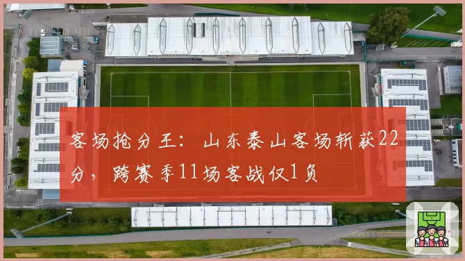 客场抢分王:山东泰山客场斩获22分,跨赛季11场客战仅1负